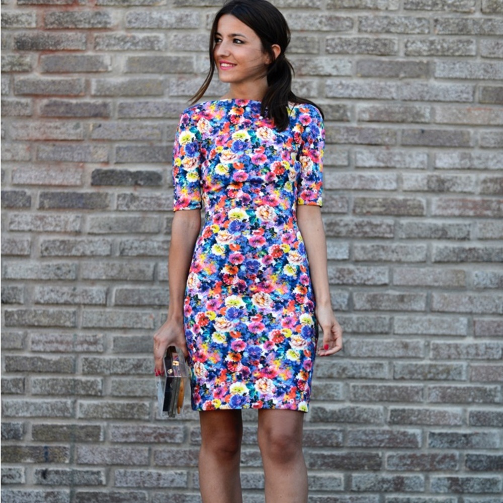 Zara floral dress